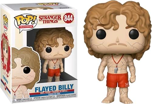 POP Stranger Things Figurine en vinyle Flayed Billy [Lifeguard Billy] Funko Pop ! Livré avec étui de protection compatible Pop Box | Pop Stranger Things