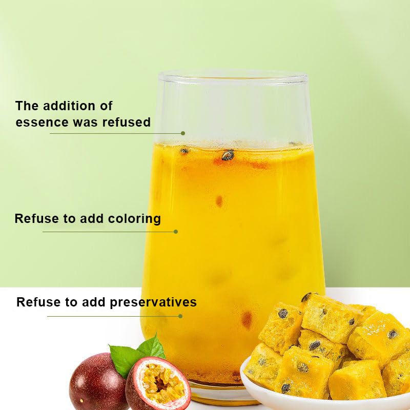 Miniatura 5 de Fruta de la pasión seca 150g/5.29 oz Trozos de maracuyá para pasteles, bebidas y alimentos para hornear té