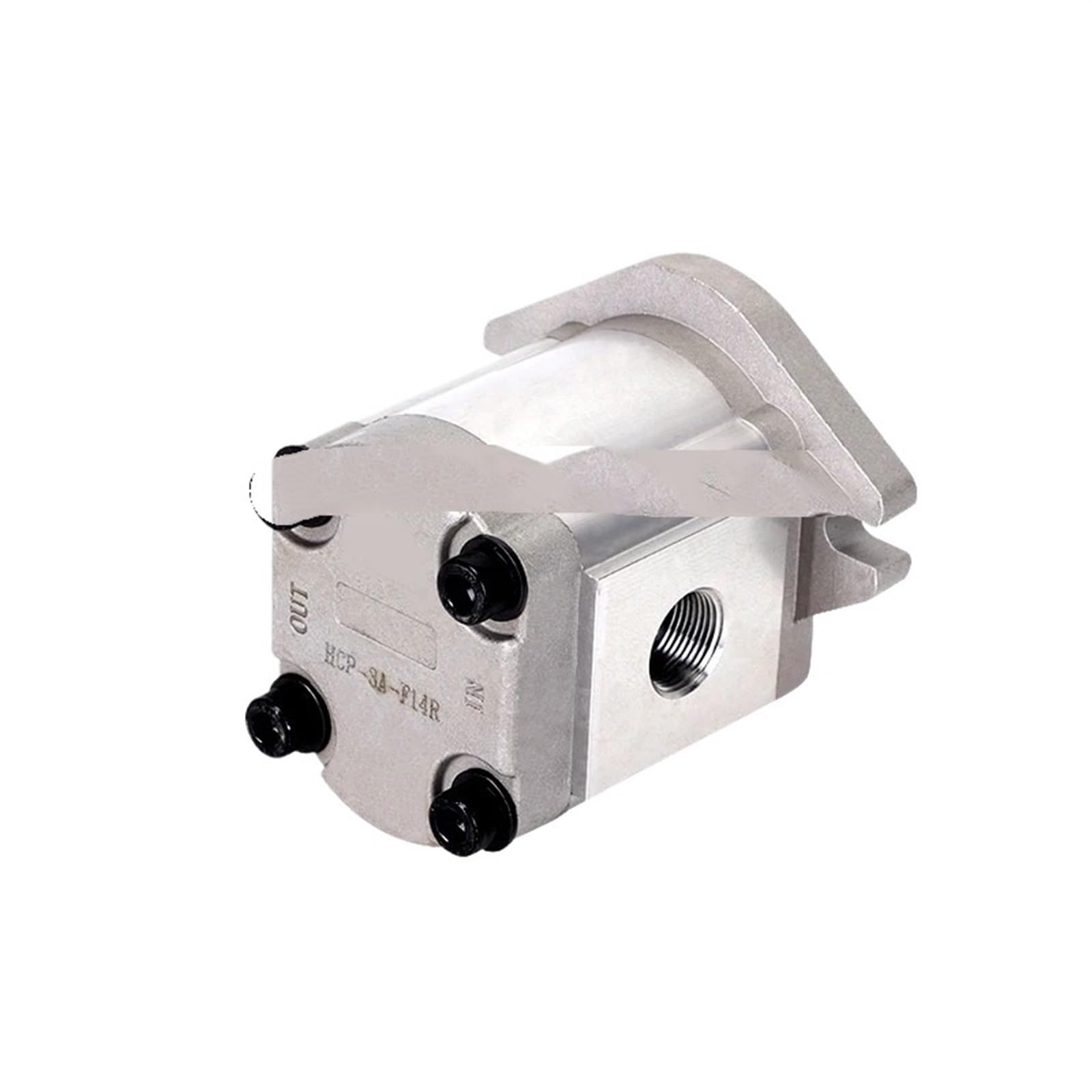 Pompa idraulica a ingranaggi HGP-3A-F12R Pompa a ingranaggi singola ad alta pressione Pompa idraulica a ingranaggi con valvola di regolazione della pressione manuale Pompa dell'olio per ingranaggi (
