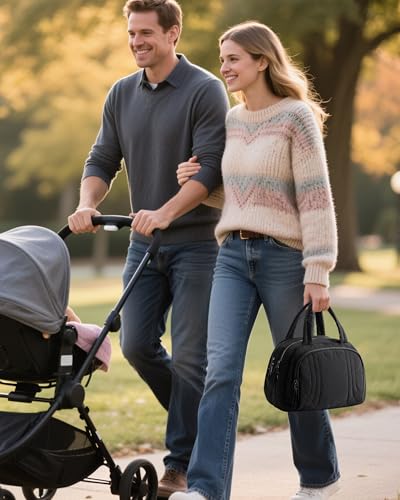 Image of Wearable Breast Pump Bag Compatible with Momcozy /Medela /Elvie /Eufy