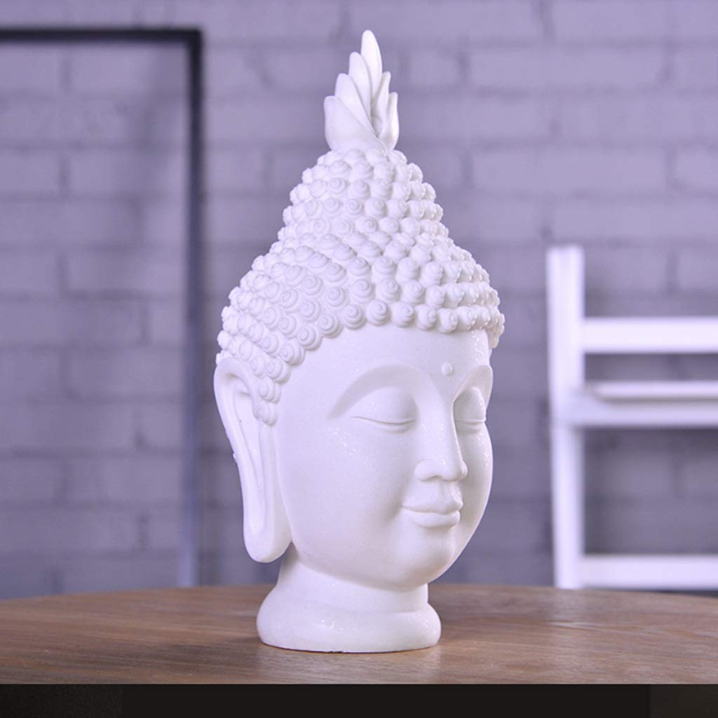 Chiuda Sul Fronte Sulla Statua Della Testa Di Buddha E Sullo Stile in