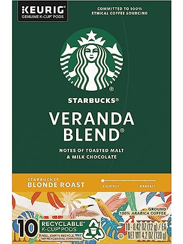 Image of Starbucks Ground Coffee-Dark Roast Coffee (Veranda, 10 Count (Pack of 8))