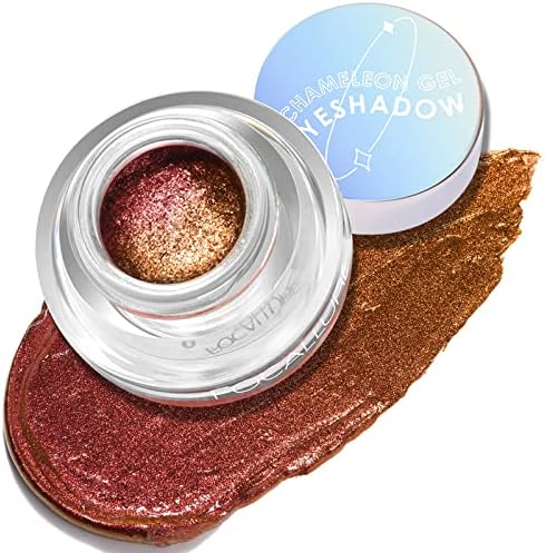 FOCALLURE Chameleon Cream Eyeshadow,Intense Color Shifting Creamy Eye Shadows,Highly Pigmented Metallic,Shimmer,Multi-Reflective Finishes,Dracula's Kiss