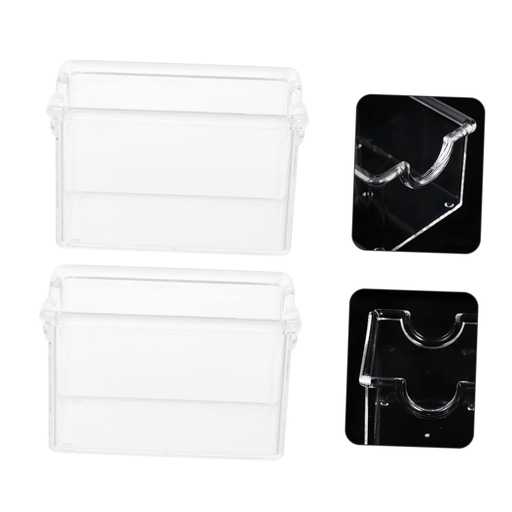 STOBAZA Organizer Bins Tea Bag Box Compact Storage for Tea Bags Sugar Packets Easy to Use