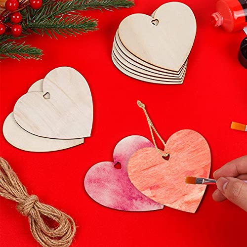 ExeQianming Cuori in legno a forma di cuore