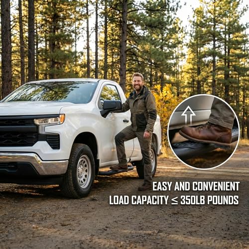 Estribos para Chevy Silverado y GMC Sierra 1999-2018 miniatura 6