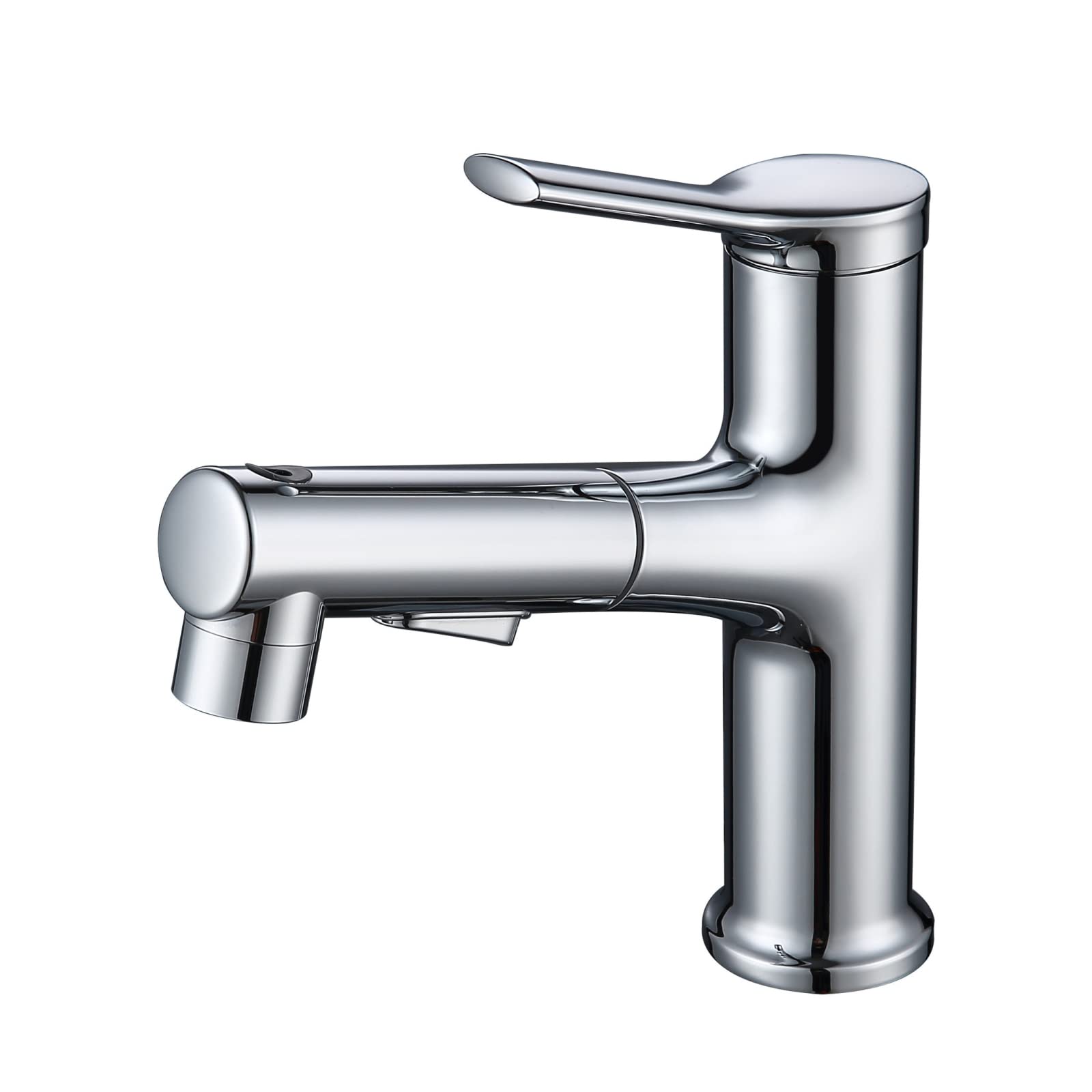 Robinet mitigeur de lavabo rétractable laiton salle de bain eau chaude froide
