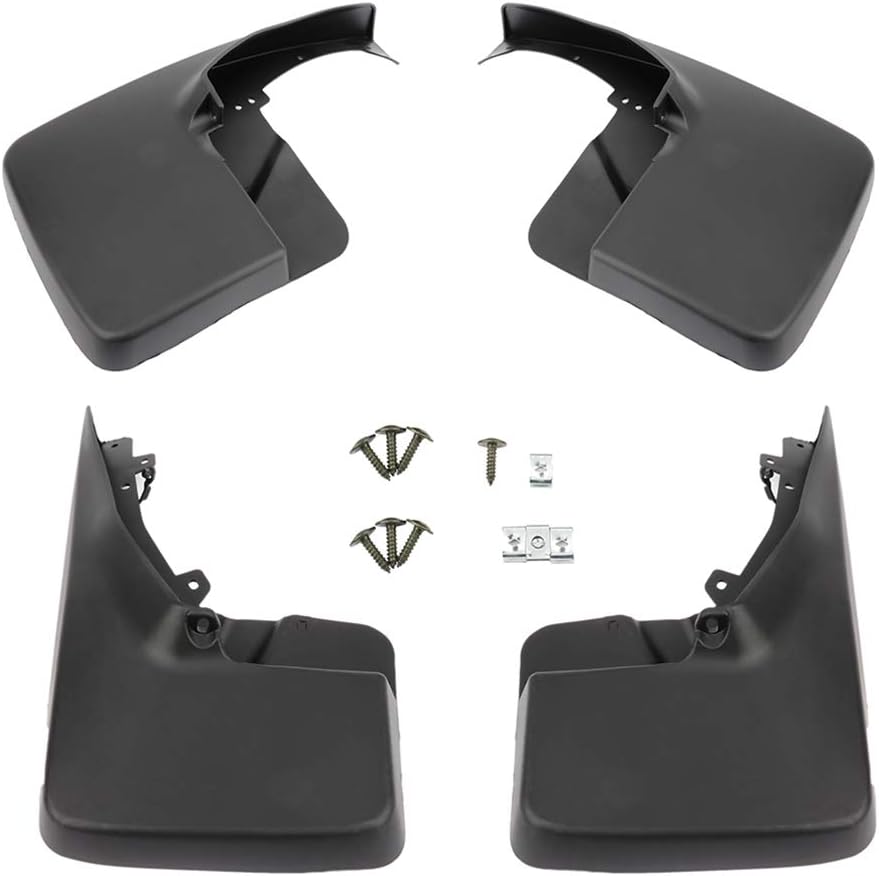 ECCPP Front Rear Mud Flaps Splash Guards for Dodge Ram 1500 2500 3500 2009-2018 Pickup (Not fit with Fender Flares) Mud Guards