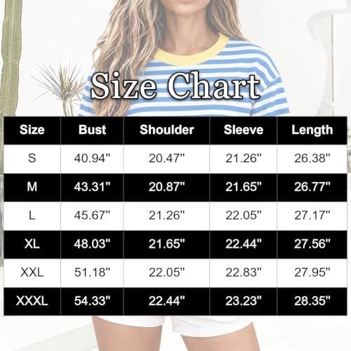 Womens Striped Sweatshirt Cotton Scalloped Hem Color Block Pullover | Women Clothes Trendy 2026, Round Collar, Scalloped, Cozy, Weekend, School, Casual, Work, Travel, Layering, Going Out - image 6