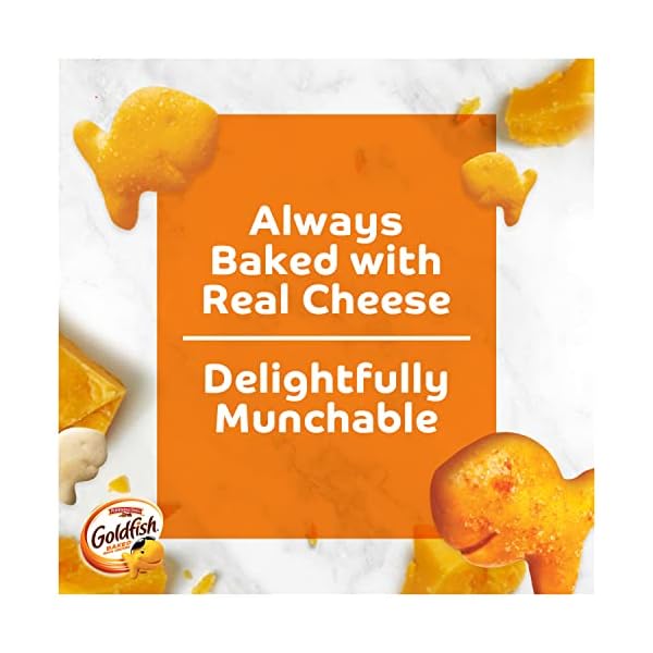 Pepperidge Farm Goldfish Crackers Say Cheeeese Variety with Cheddar