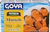 Goya Foods Mussels in Pickled Sauce (Mejillonew Escabeche), 4-Ounce