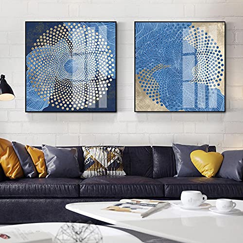 Art mural moderne scandinave pour créer une ambiance zen et luxueuse dans votre salon
