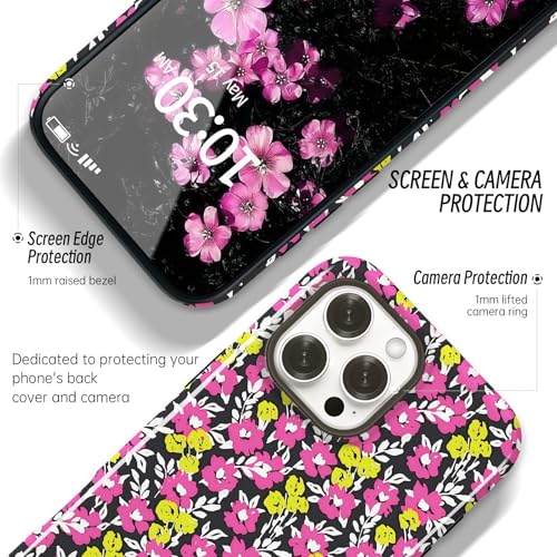 Compatible with iPhone 13 PRO MAX Case Cute Floral Print-Style-13 - image 3