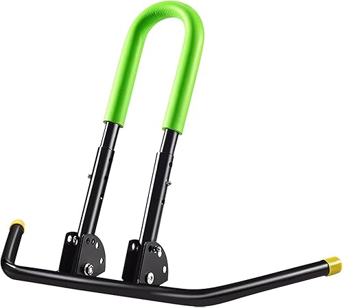 Soporte de bicicleta Soporte de piso para estacionamiento, rueda de apoyo independiente Soporte de almacenamiento lateral de carretera, organizador