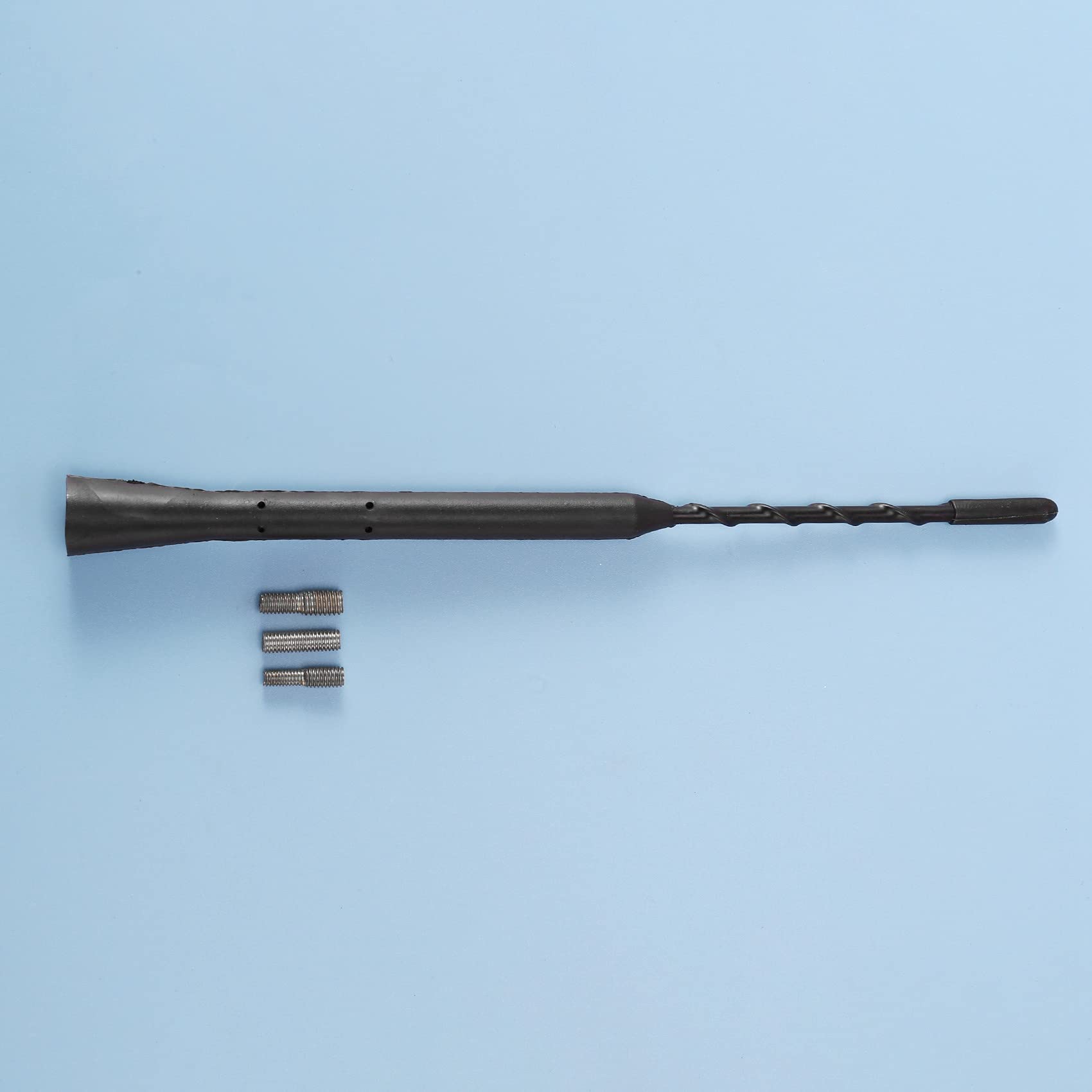 Antenna Auto A Pungiglione D'Ape – Nera, Flessibile, Universale – Riduce Il Rumore – Filettatura 4,5,6 Mm - 4
