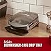 George Foreman 2-Serving Classic Plate Electric Grill and Panini Press, Black, GR136B