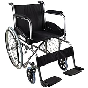 Mobiclinic, Rolstoel voor gehandicapten, Alcazaba, Inklapbaar, Zitting 46 cm, Zelfrijdend, Stevig, Europees merk…