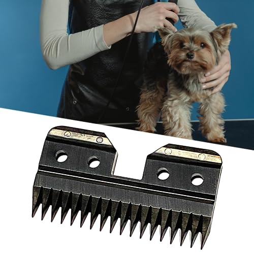 18 Tooth Dog Grooming Clippers Blade Heads Cutters Replacements for A5 Series, Black 18 Tooth Dog Grooming Clippers Blade Heads Cutters Replacements for A5 Series, Black