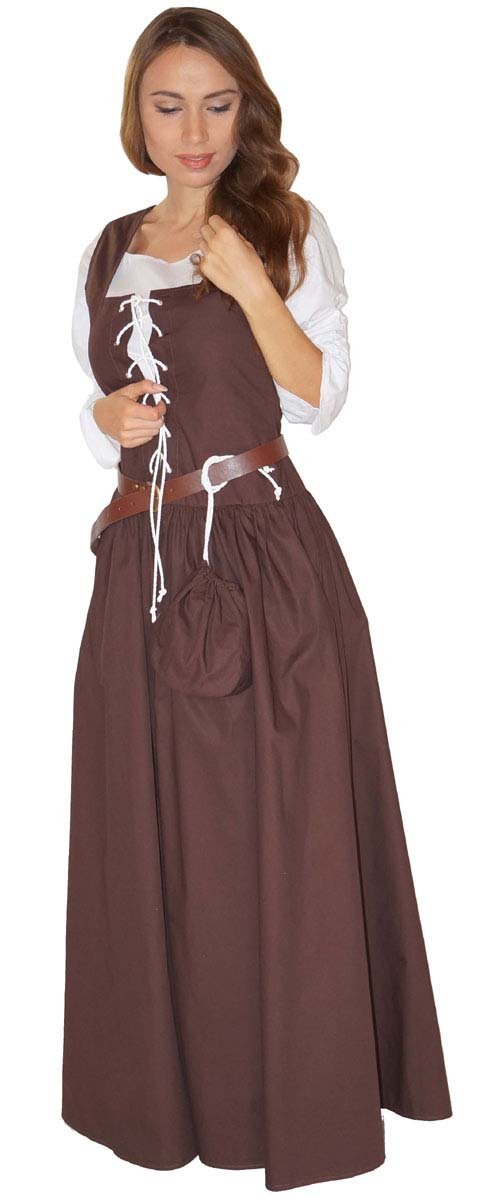 MAYLYNN 14261 - Mittelalter Kostüm Magd Celia - 100% Baumwolle