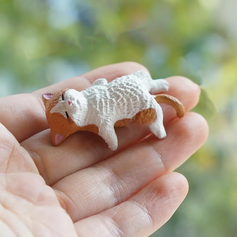 Cute Cat Car Dashboard Accessories Fun Car Rearview Mirror Decorations Kawaii Desk Office Decorations for Men Women — view 3