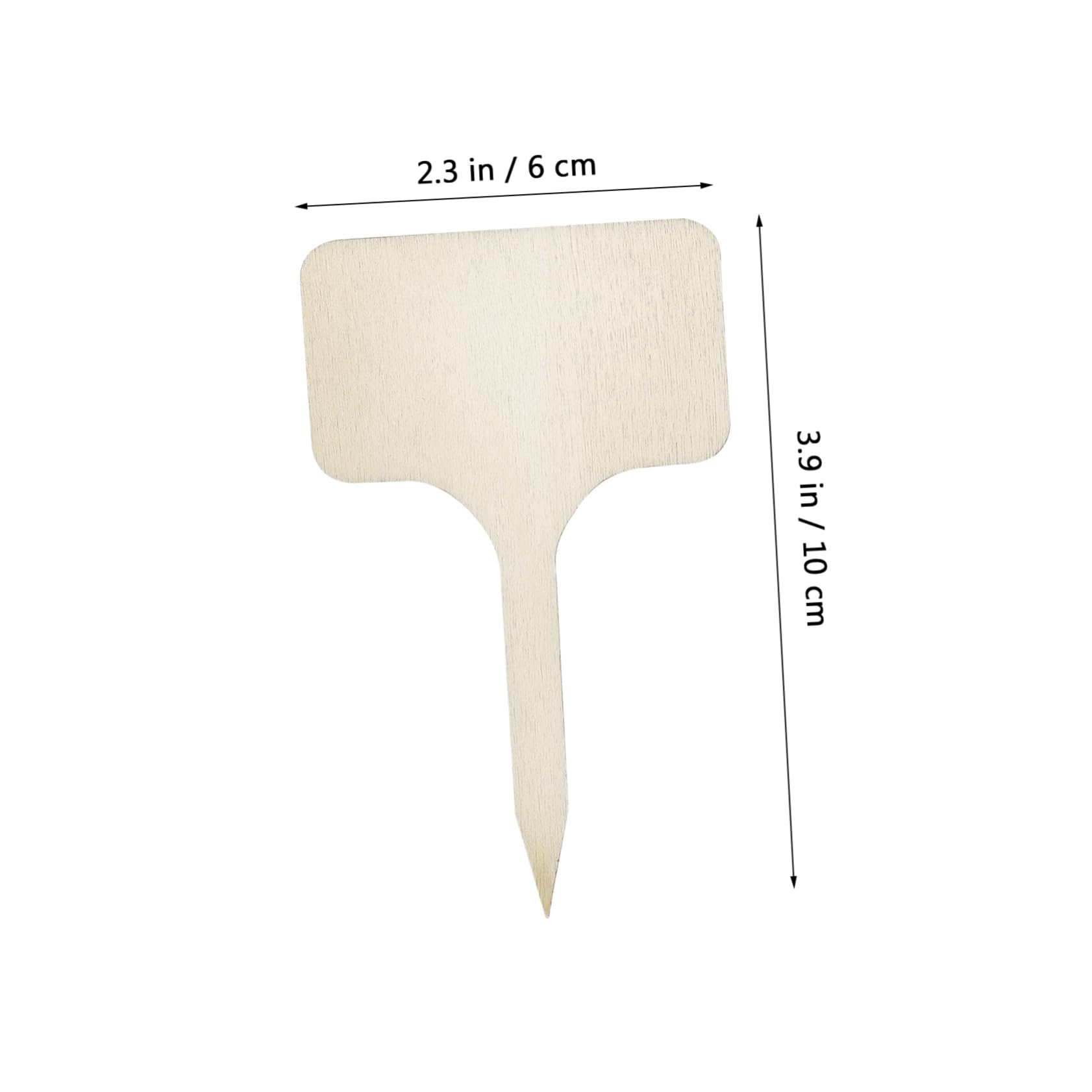 BESPORTBLE Lot De 4 Marqueurs De Plantes Pour Étiquettes De Nom De Plantes Insertion Facile Étiquettes De Plantes En Bois Signes 50 Pièces X 4