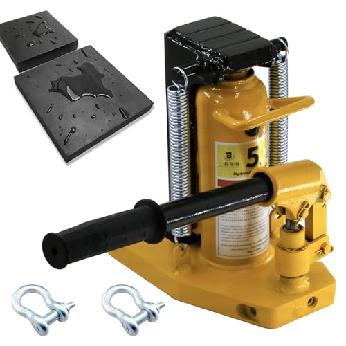 Hydraulic Toe Jack 5T/2.5T Manual Hydraulic Claw Jack 11000lbs/5500lbs Floor Jack with Rubber Pads