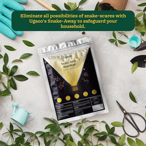 Image of Ugaoo Snake-Away Repellent Granules 1 KG - Natural Snake Repellent Powder for Outdoors & Home, Snake Control Powder with Plant Extracts & Essential Oils