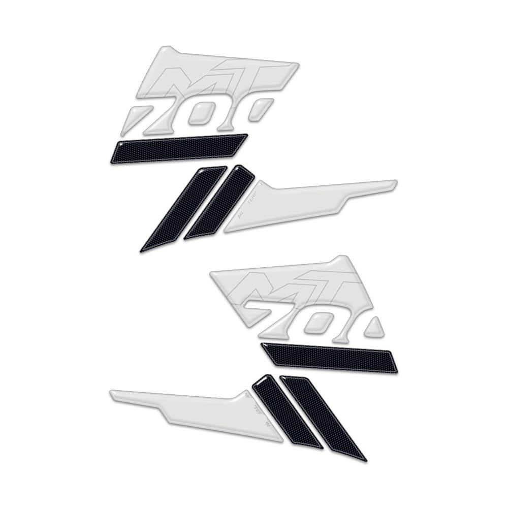 Tank Pads for 700MT MT 700 2023 2024 Epoxy Sticker Kit Motorcycle Tank Pad Protection