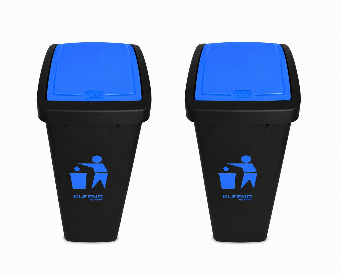 Cello 48L Swing Lid Dustbins - 2 Pack -4