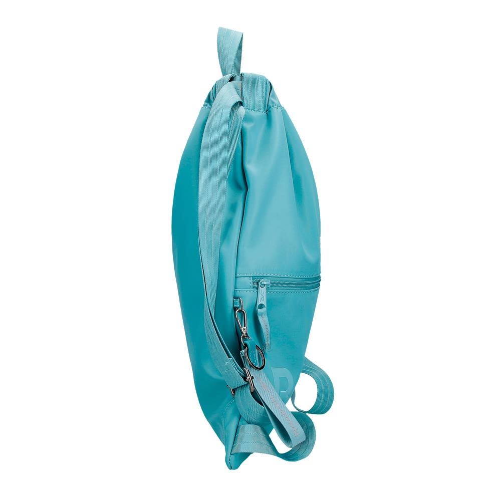 Reebok Linden Two-Compartment Blue Shoulder Bag, 25 x 16 x 6.5 cm, Polyester - Image 2