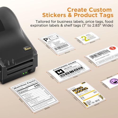 Image of ARGOX OS-2130D Pro 2 inch Direct Thermal Scale Label Printer, Barcode Printer for Weight Scales, Grocery, Deli, Retail POS & Food Service, USB, RS-232, Cash Drawer Interface, 203 DPI