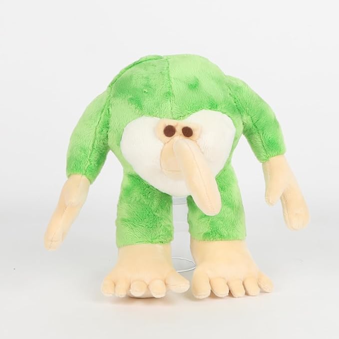 Muñeco de peluche del personaje Brr Brr Patapim del Brainrot italiano.