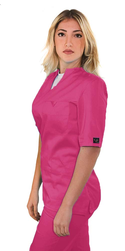 TCD Possibilité de broderie : ensemble médical pour femme, col en V, uniformes pour infirmières, opérateur sanitaire, hôpital. - - XL