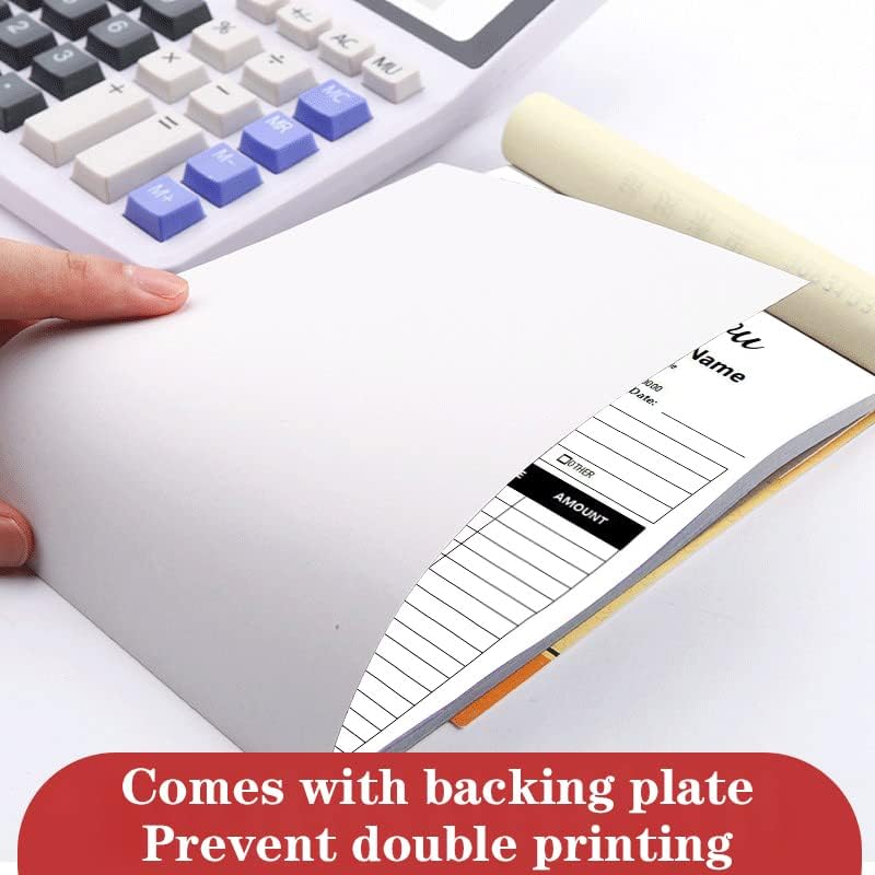 Miniatura 2 de Libro de recibos de agradecimiento personalizado de 2 partes3 partes, libro de recibos personalizado, multiusos, duplicado, sin carbono, con nombre