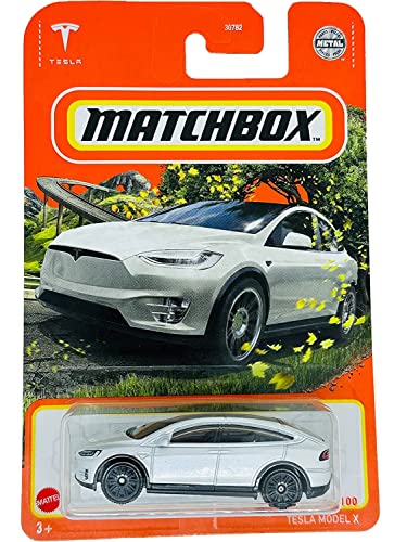 Matchbox 2022 - Tesla Model X - Blanco - 1:64 miniatura 1