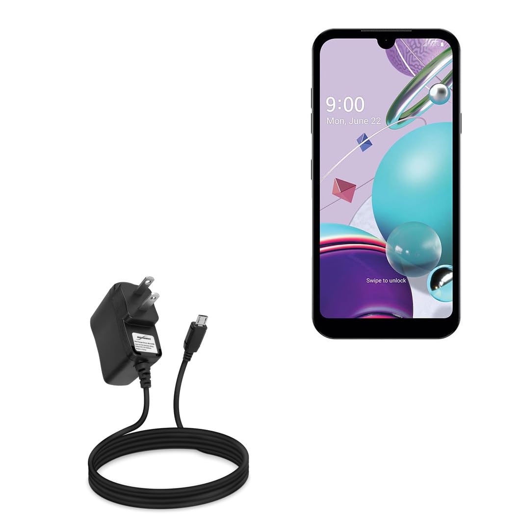 BoxWave Charger Compatible with LG K31 - Wall Charger Direct (5W), Wall Plug Charger