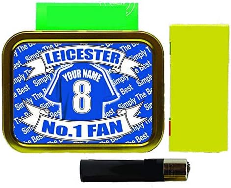 Leicester City Football Shirt Personalised Tobacco Tin & Products Gift