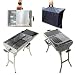 Produktbild Edelstahl Koffergrill Aladdin Portabler Mangal BBQ Grill mit Transport-Tasche