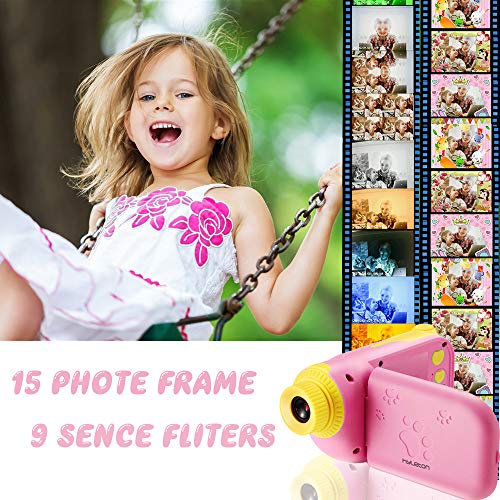Kids Video Camera for Girls Gift,hyleton 1080P FHD Digital Kids Camera Camcorder Video DV with 2.4" Screen for Age 3-10 - Image 4