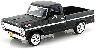 1969 F-100 Pickup Truck Black 1/24 Diecast Model Car by Motormax 79315bk