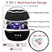Eterichor Starry Night Light Projector, 2 in 1 Star Moon & Ocean World, 360° Rotating Multiple Colors Ceiling Projector for Baby Bedroom Decoration