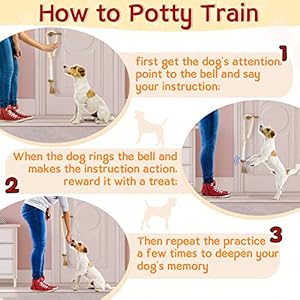   Jexine-3-Pack-Dog-Door-Bells-for-Potty-Training-Hanging-Dog-Training-Bells-for-Dogs-to-Ring-to-Go-Outside-Puppy-Training-Bells-for-Pet-Dogs-Pet-Supplies-Black-Gray-White