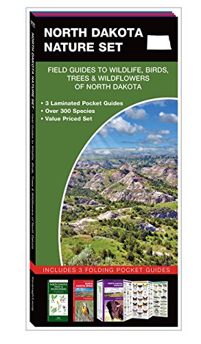 North Dakota Nature Set: Field Guides To Wildlife, Birds, Trees & Wildflowers Of North Dakota #TOP24