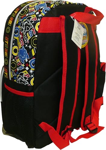 Ruz Sonic The Hedgehog 16-inch Large School Backpack3