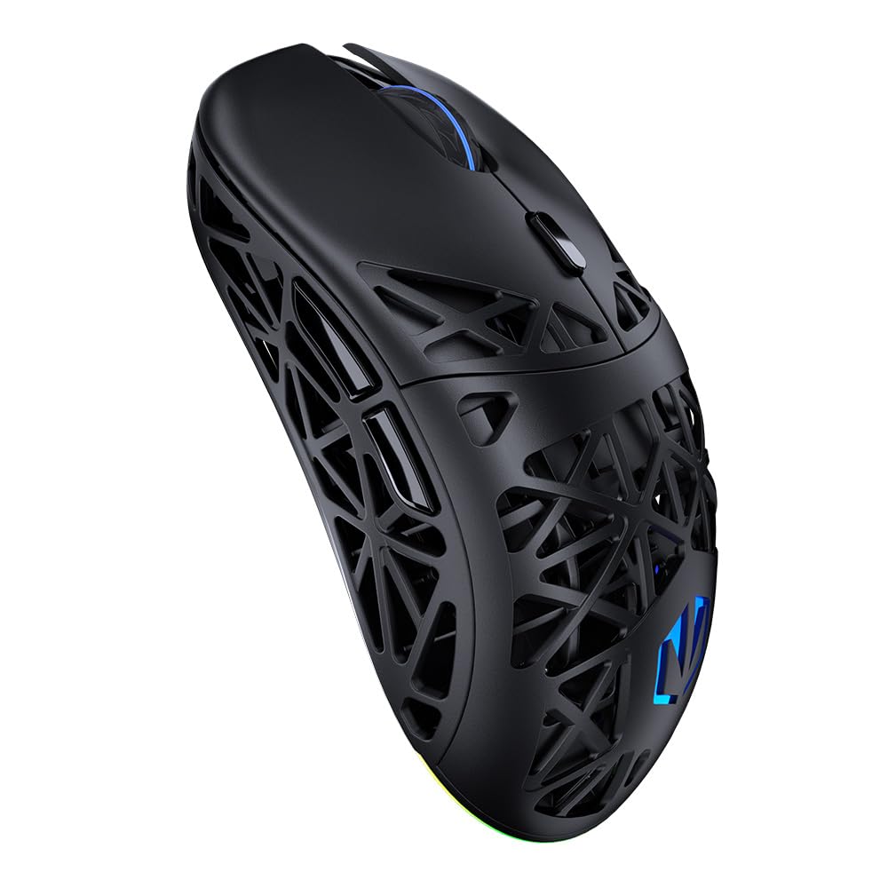 ENDORFY LIV Wireless Gaming Mouse RGB, bezprzewodowa mysz 69 g, PixArt PAW3311, 12000 DPI, Bluetooth, 2.4 GHz, USB-C, Kailh GM 4.0, PTFE