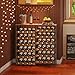 Wine Rack with Wooden Top, 48 Bottles Wine Rack Free Standing Floor Wine Storage Shelf Wine Holder Wine Display for Kitchen, Bar, Dining Room, Living Room, Rustic
