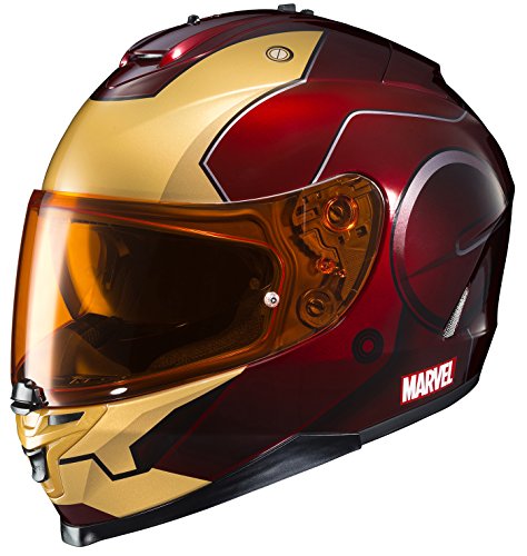 Ironman motorcycle helmet