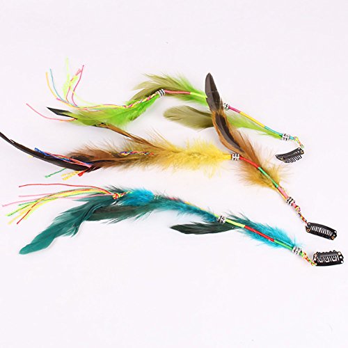 Fodattm - Set di 6 extension per capelli fatte a