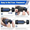 NDakter Bike Chain Lock, 5 Digit Combination Heavy Duty Anti Theft Bicycle Chain Lock, 3.2/4.27/5Ft Long Security Resettable Bike Locks for Bike, Bicycle, Scooter, Motorcycle, Door, Gate, Fence #5