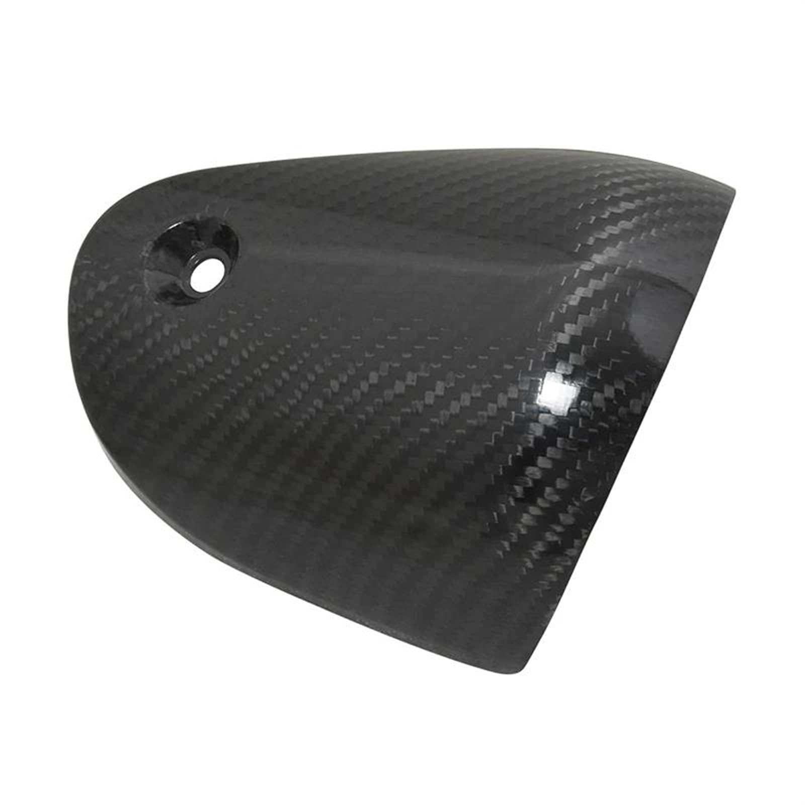 Protector De Tubo Escape Motocicleta Negro, Calor, Cubierta Antiescaldaduras Fibra Carbono para CB190SS CB 190 SS 2017-2022
